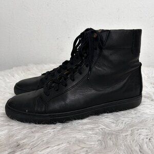 Thoroughly Crafted Goods Men’s High-top Sneaker Shoes Black Lace Up Size 11 / 44